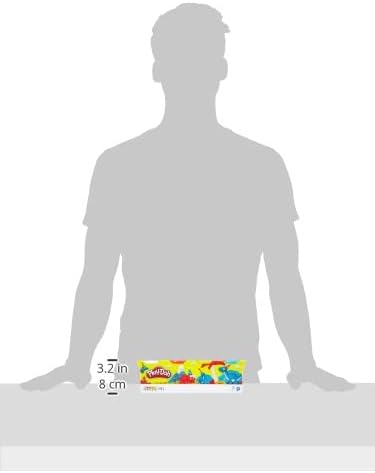 Play-Doh Tubs, Assorted, 25.4 x 6.3 x 7.1 Centimeters