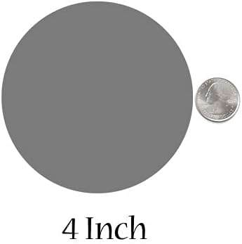 Playfully Ever After Purple Felt Circle Stickers (4 inch - 15pc)