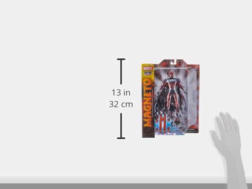 Diamond Select Toys Marvel Select Magneto, Plastic Made, 16 Points of Articulation, and Gabriel Marquez Sculpted 7-Inch Action Figure