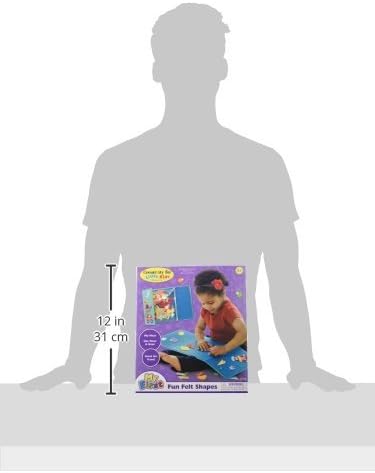 Creativity for Kids My First Fun Felt Shapes - Travel Friendly Felt Board for Toddlers, Crafts and Pretend Play - 100+ Pieces