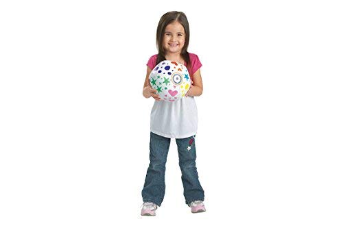Colorations® Decorate Your Own Inflatable Beach Ball, Set of 12, Craft for Kids and Fun Home Activities, Create unique & personal designs, Fun Kids Craft Project, Craft Project for Boys & Girls