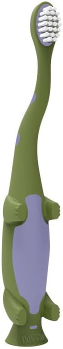 Dr. Brown's Toddler Toothbrush, Dinosaur, Green, 1-Pack