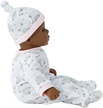 Madame Alexander 14" Adoption Day Baby Girl Doll, Dark Skin Tone, Brown Eyes (20454)