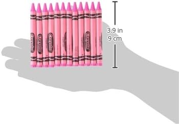 Crayola Crayons in Pink, Bulk Crayons, 12 Count (5208361010)