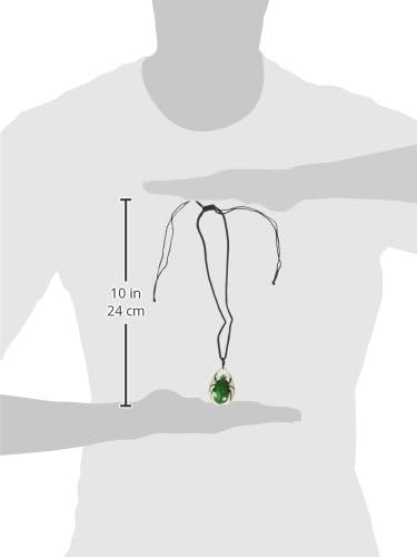 REALBUG Green Chafer Beetle Necklace, Glow in The Dark, Large