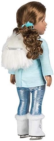 Adora Amazon Exclusive Amazing Girls Collection, 18” Realistic Doll with Changeable Outfit and Movable Soft Body, Birthday Gift for Kids and Toddlers Ages 6+ - Ice Skating Ava
