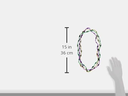 Mardi Gras Swirl Beads