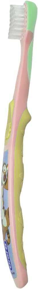 Oral-B Baby Manual Toothbrush, Pooh Characters, 0-3 Years Old, Extra Soft (Characters Vary) - Pack of 2