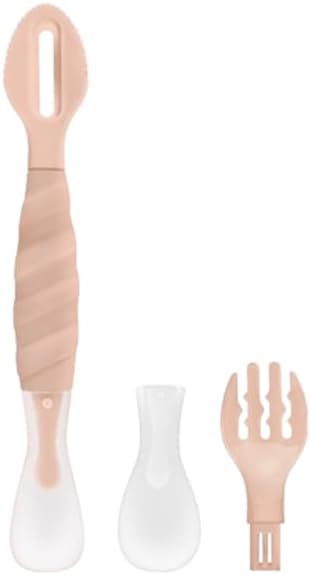 Baby Silicone Food Spoon (Rose pink)