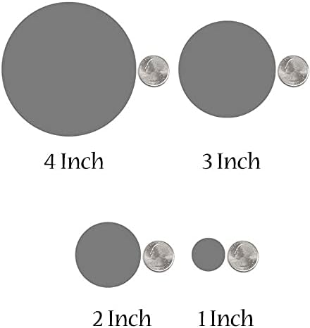 Playfully Ever After Light Pink Felt Circle Stickers (3 inch - 30pc)