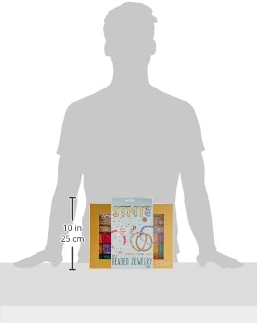 STMT DIY Beaded Jewelry, Makes 15 Premium Jewelry Pieces, Quality Bracelet Making Kit, Features Letter Beads for Bracelets, Enameled Bracelet Charms, Jewelry Making Supplies, Great Teen Girl Gifts