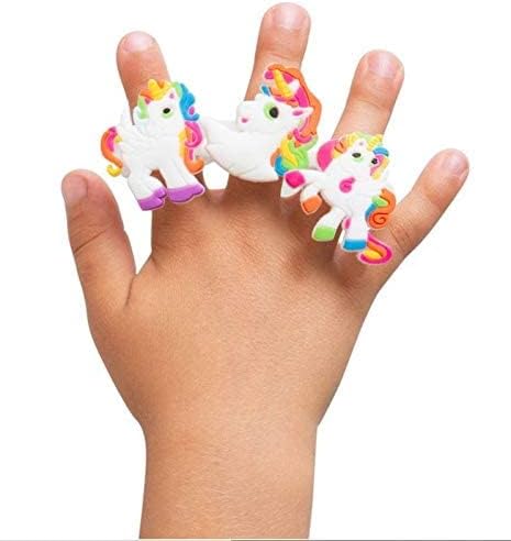 Pony Necklace Making Activity Set with 3 Assorted Pre-Made Unicorn Rings and Little Pony Characters