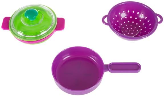 Hey! Play! Kids Play Dish Set, 27 Piece Tableware Dish Set with Dish Drainer – for Kitchen Playset and Pretend Food, Toys for Boys and Girls