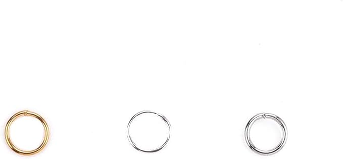 Open Jump Rings Gold 0.8x6mm 500pcs for DIY Jewelry Making Supplies