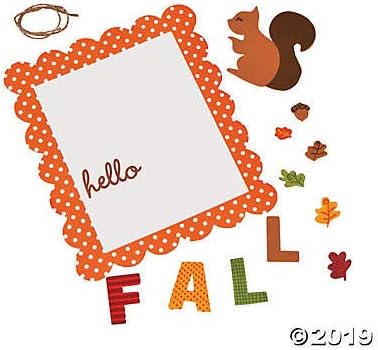 Hello Fall Sign Craft Kit - Makes 12 - Crafts for Kids and Fun Home Activities