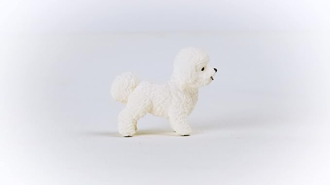 Schleich Farm World New 2023, Farm Animal Toys for Boys and Girls, Bichon Frise Toy Dog Figurine, Ages 3+