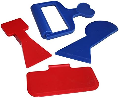 Advanced Building Sand Molds and Tools Kit - Works with All Other Play Sand Brands - 37 Pieces Includes: Castle, Bricks and Walls Molds, and Tools - Sand Not Included