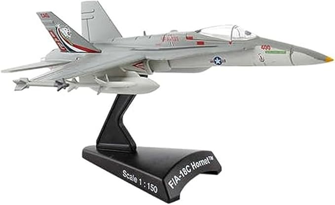 Daron Worldwide Trading F/A-18C VFA131 Wildcats Vehicle,Silver