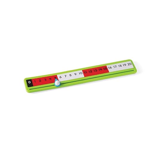 hand2mind Number Path Rekenrek, Number Lines for Students, Abacus for Kids Math, Math Manipulatives Kindergarten, Counting Rack for Kids, Counters for Kids Math, Kids Educational Toys (Set of 6)