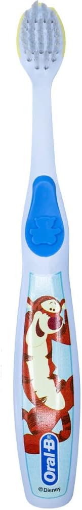 Oral-B Baby Manual Toothbrush, Pooh Characters, 0-3 Years Old, Extra Soft (Characters Vary) - Pack of 2