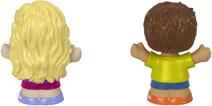Fisher-Price Little People Toddler Soccer Sports Friends 2 Pack Boy Girl Figure Set