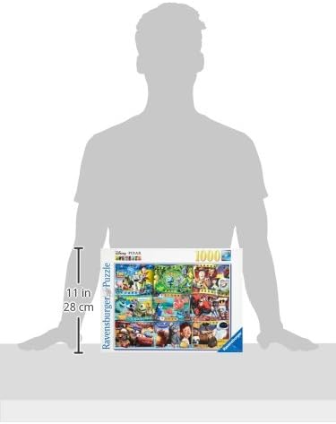 Ravensburger Disney Pixar Movies 1000 Piece Jigsaw Puzzle for Adults – Every Piece is Unique, Softclick Technology Means Pieces Fit Together Perfectly