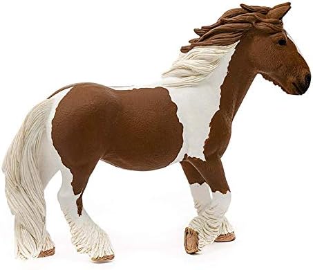 Schleich Farm World Realistic Tinker Mare Horse Figurine - Highly Detailed and Durable Farm Animal Toy, Fun and Educational Play for Boys and Girls, Gift for Kids Ages 3+