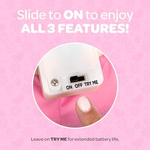 Adora Nurture Time Babies 13 Inch Baby Doll and Clothes Set with 3 Touch Activated Features Birthday Gift for Kids Ages 1 and Up - Soft Pink