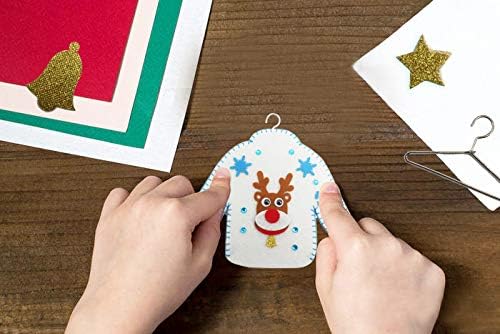 DIY Ugly Sweater Christmas Tree Ornaments, Holiday Craft Kit Toys for Kids-6 Packs