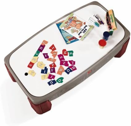 Step2 Deluxe Canyon Road Train & Track Table, Kids Activity Table for Cars, Cover Included, Made of Durable Plastic, Includes 3-Piece Train Set, For Toddlers 3+ Years Old