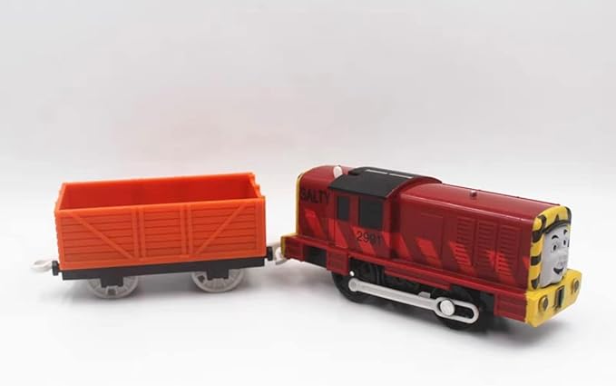 wltk Motorized Train Engine Toy Set, Battery-Powered Train’s Friend Toy Set ，Toddlers Train Toys for Age 3 4 5 6 7 15 Kids Boys Girls