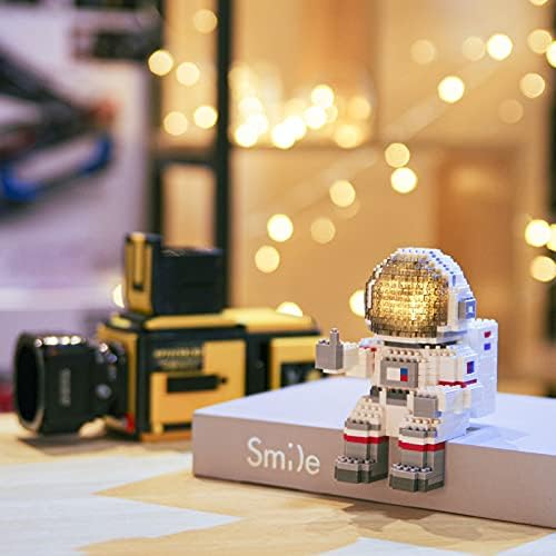 Finger Rock Astronaut Mini Building Blocks Micro Building Kits for Kids and Adults 12-15 Space Toys Gifts - Compatible with Nano(1008 Pieces)