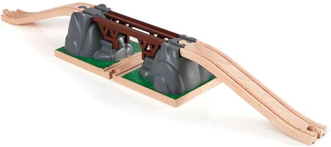 BRIO World - 33391 Collapsing Bridge - Engaging 3-Piece Toy Train Accessory | Cultivates Creative Play | Enhances Logical Thinking | Suitable for Kids Aged 3 & Up | Compatible with All BRIO Sets