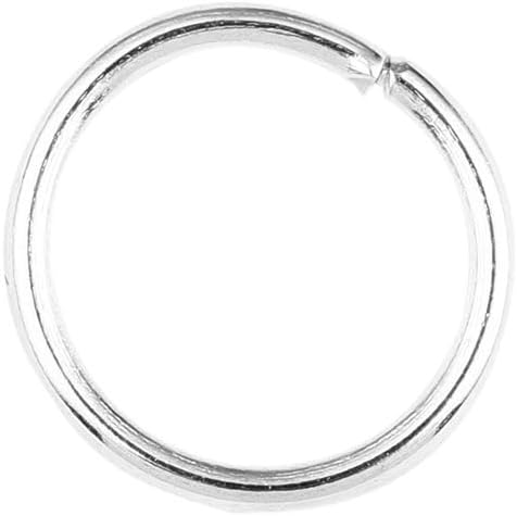 Open Jump Rings Sliver 6 Sizes 2400pcs with Lobster Claw Clasps Set for DIY Jewelry Making Supplies