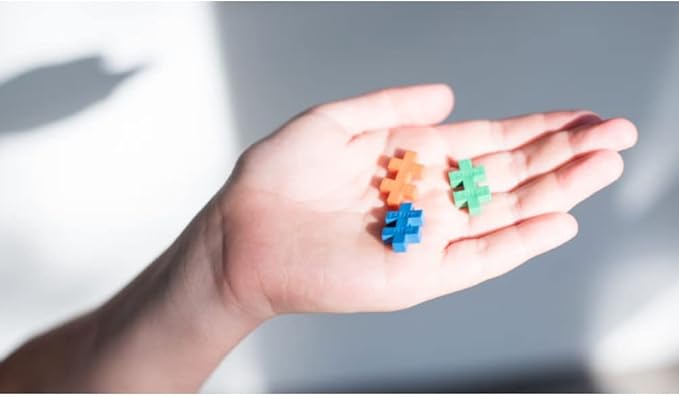 PLUS PLUS – Neon Mix - 300 Piece, Construction Building Stem/Steam Toy, Mini Puzzle Blocks for Kids