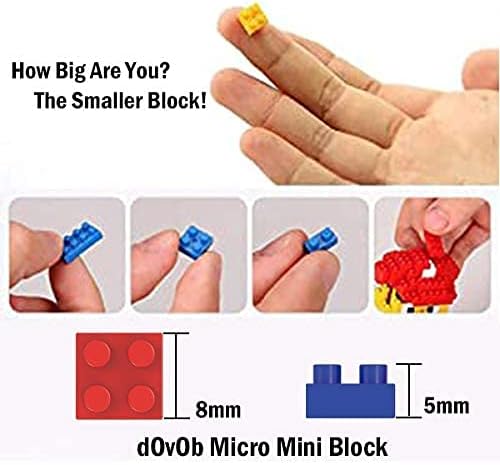dOvOb Architecture Louvre Micro Building Blocks Set（2885PCS） - World Famous Architectural Model Toys Gifts for Kid and Adult