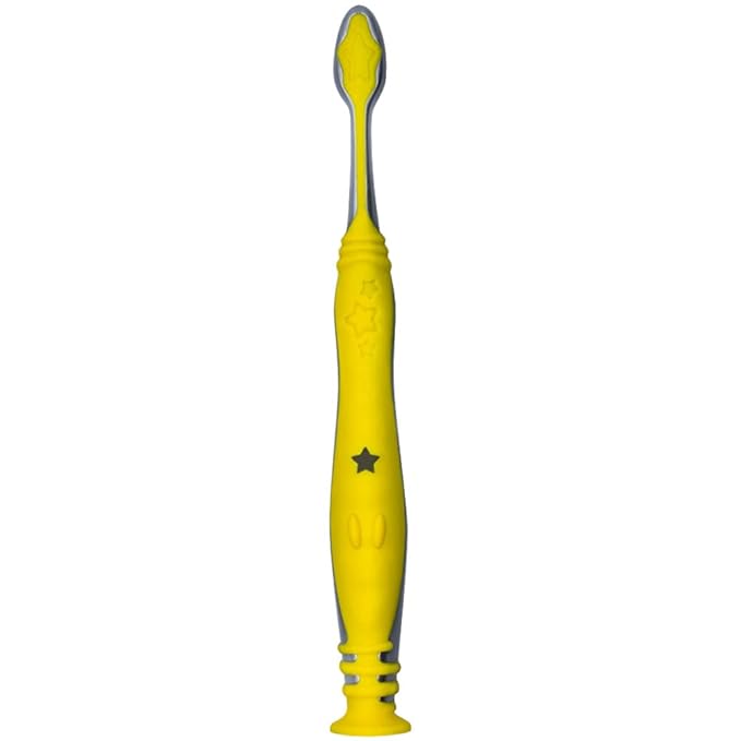 Colgate Batman Toothbrush for Children with Suction Cup, Kids 5+ Years Old, Extra Soft (Colors Vary) - Pack of 6