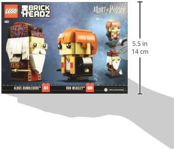 Limited Edition LEGO 41621 BrickHeadz Ron Weasley & Albus Dumbledore Building Kit 245 Piece