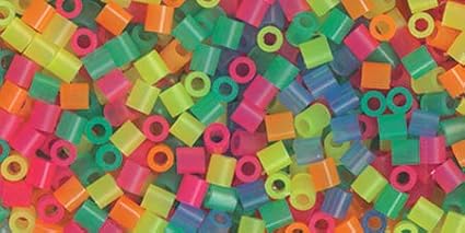 Perler Beads 80-15186 Neon Mix 1000 Beads, Small