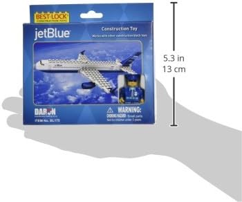 Daron Jet Blue Construction Toy 55-Piece