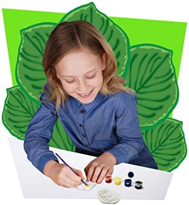 Wild Animal from Deluxebase. Fridge Magnet Painting Set and Colorful Arts and Crafts for Kids, Great for Animal Party Favors and Creative Toys.