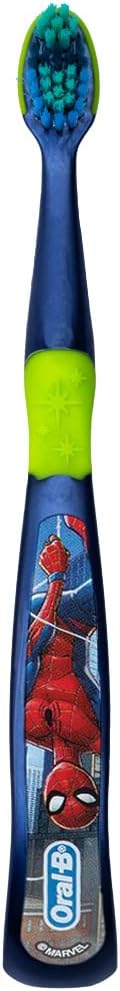 Colgate Marvel Spider-Man Toothbrush, 3+ YRS, Extra Soft (Colors & Characters Very) - 1 Count
