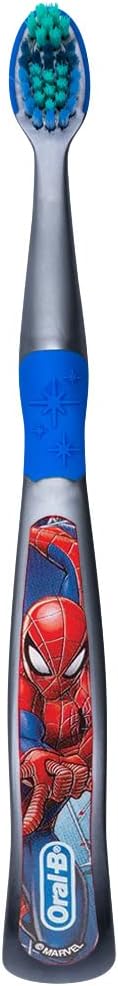 Colgate Marvel Spider-Man Toothbrush, 3+ YRS, Extra Soft (Colors & Characters Very) - 1 Count