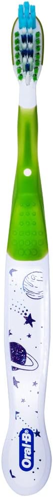 Oral-B Pro-Health Junior CrossAction Galaxy Toothbrush, Ages 6+, Soft (Colors Vary) - 1 Count