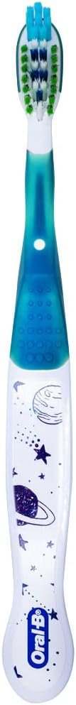 Oral-B Pro-Health Junior CrossAction Galaxy Toothbrush, Ages 6+, Soft (Colors Vary) - 1 Count