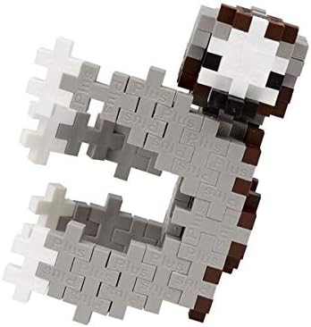 Plus Plus 3D Animal Figure Building Block Set, 70 Mini Interlocking Puzzle Pieces, Fun Stem Toys for Kids - Sloth Maker Tube