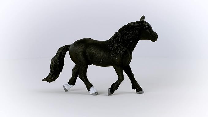 Schleich Farm World Realistic Noriker Stallion Horse Figurine - Highly Detailed and Durable Farm Animal Toy, Fun and Educational Play for Boys and Girls, Gift for Kids Ages 3+
