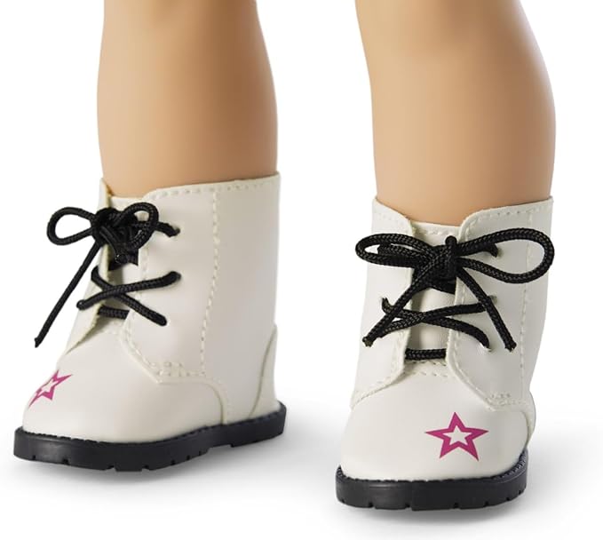 American Girl Truly Me 18-inch Doll #103 with Green Eyes, Red Hair, Light-to-Medium Skin, Camo T-shirt Dress, For Ages 6+