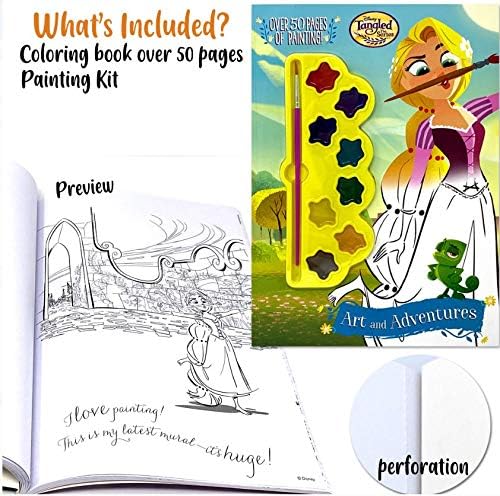 Disney Princess Tangled Art and Adventures Paint Activity Book