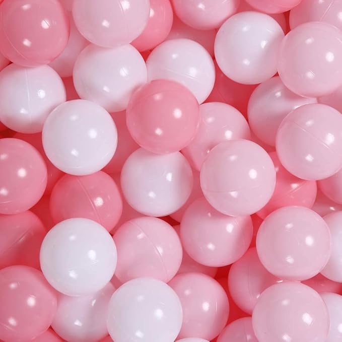 GOGOSO Ball Pit Balls for Toddles, Kids Plastic Balls for BallPit, Pool, Baby Party Accessories, Birthday Decoration 50 100 200 500 1000